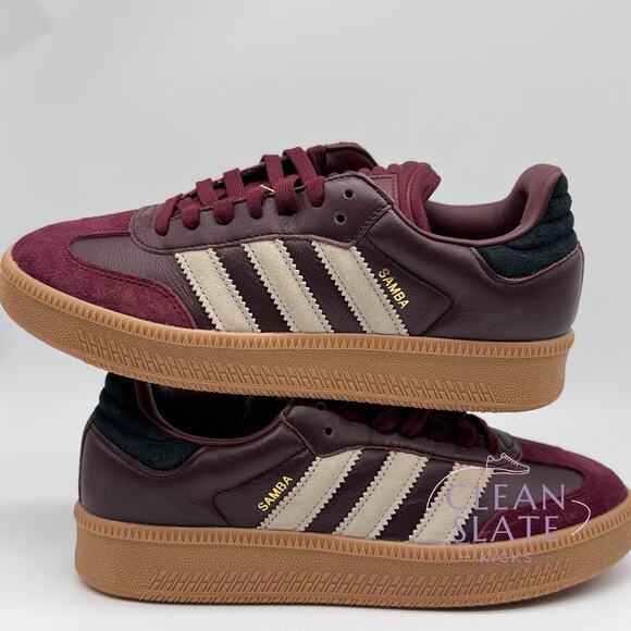 Adidas Samba XLG Maroon/Beige/Gum Men\'s 9.5 Women\'s 10.5 NWT